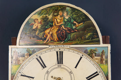 Antike Englische Standuhr Gong Clock Zeit Uhr Kasten Alt 2308_0701