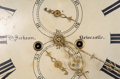 Antike Englische Standuhr Gong Clock Zeit Uhr Kasten Alt 2308_0701