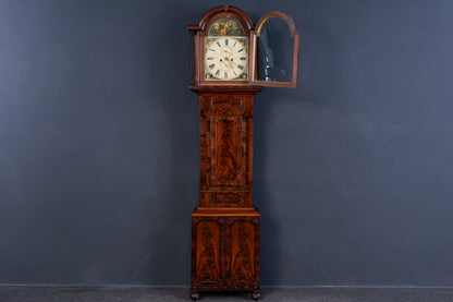 Antike Englische Standuhr Gong Clock Zeit Uhr Kasten Alt 2308_0701