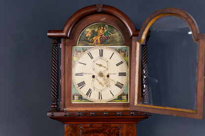 Antike Englische Standuhr Gong Clock Zeit Uhr Kasten Alt 2308_0701