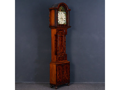 Antike Englische Standuhr Gong Clock Zeit Uhr Kasten Alt 2308_0701