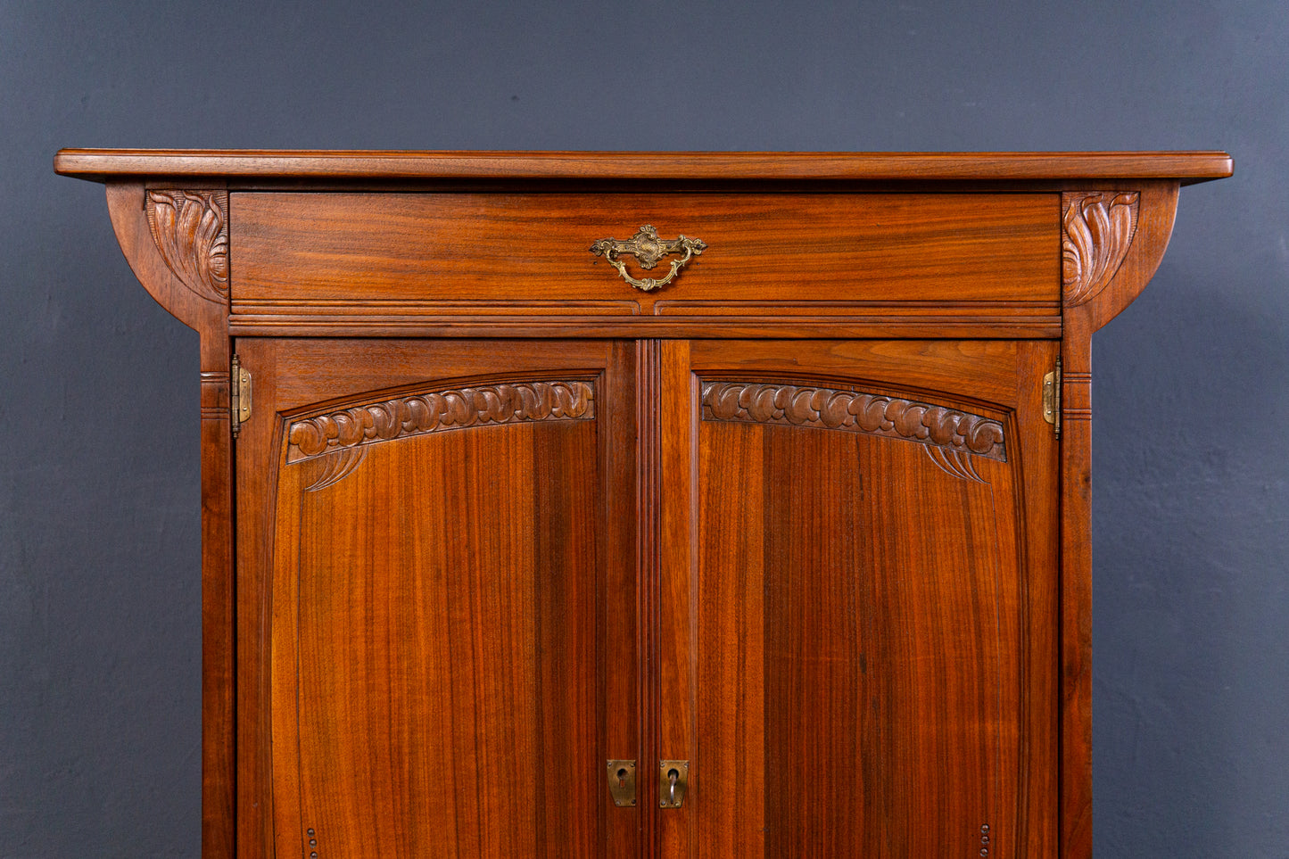 Jugendstil Vertiko Schrank Regal Kommode Vintage Antik MÖBLINGER 2406_2401