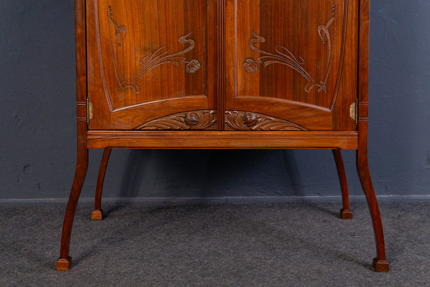 Jugendstil Vertiko Schrank Regal Kommode Vintage Antik MÖBLINGER 2406_2401