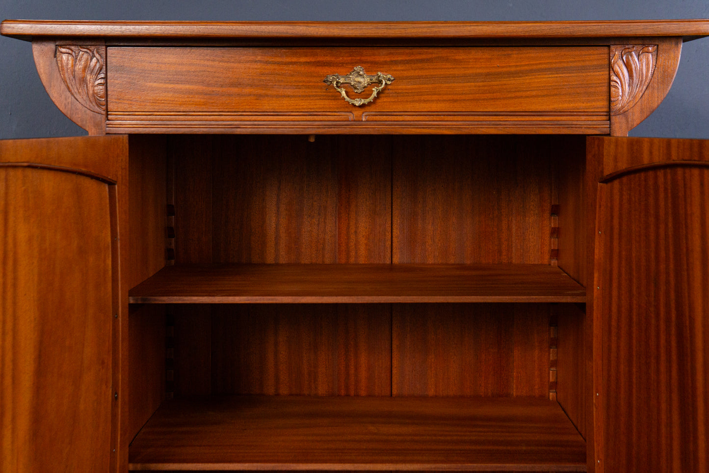 Jugendstil Vertiko Schrank Regal Kommode Vintage Antik MÖBLINGER 2406_2401