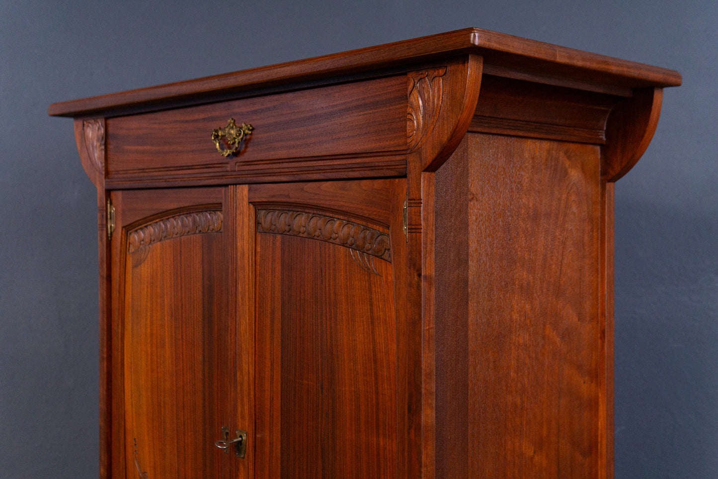 Jugendstil Vertiko Schrank Regal Kommode Vintage Antik MÖBLINGER 2406_2401