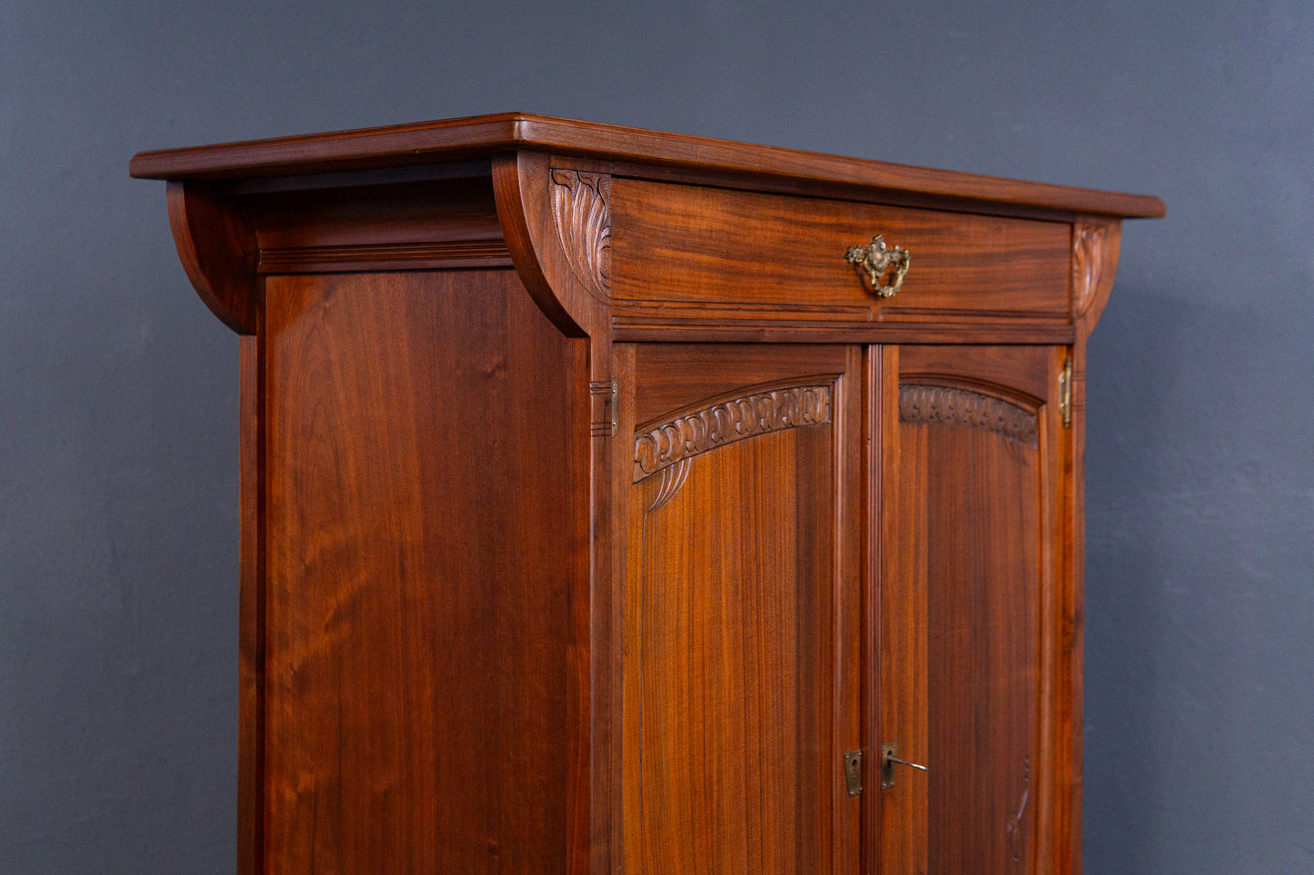 Jugendstil Vertiko Schrank Regal Kommode Vintage Antik MÖBLINGER 2406_2401