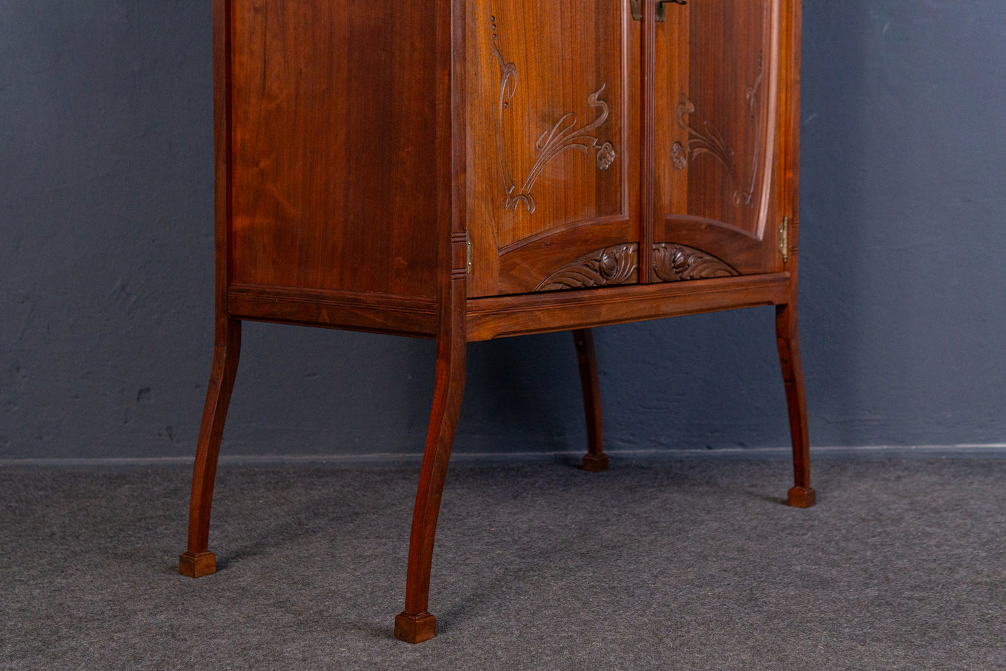 Jugendstil Vertiko Schrank Regal Kommode Vintage Antik MÖBLINGER 2406_2401