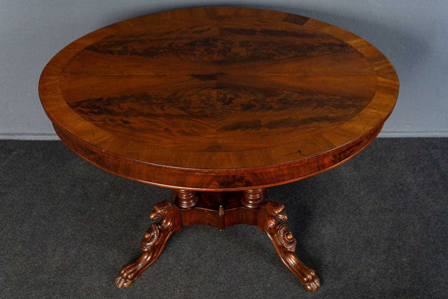 ausziehb. Tisch Antik Stuhl Sofa Vintage Tafel Table Alt MÖBLINGER 2501_2901