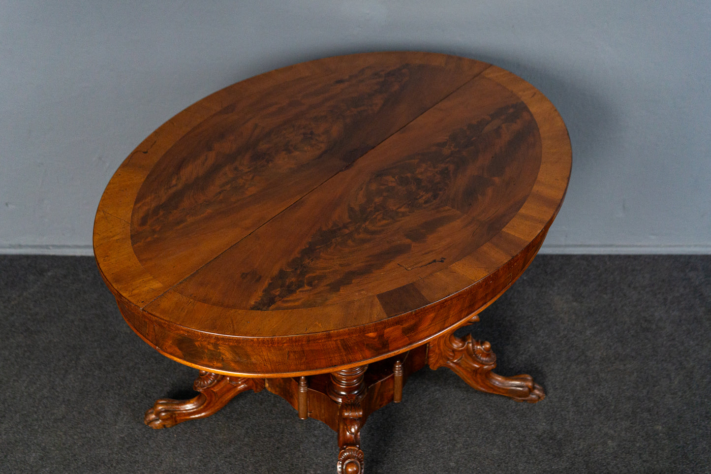 ausziehb. Tisch Antik Stuhl Sofa Vintage Tafel Table Alt MÖBLINGER 2501_2901