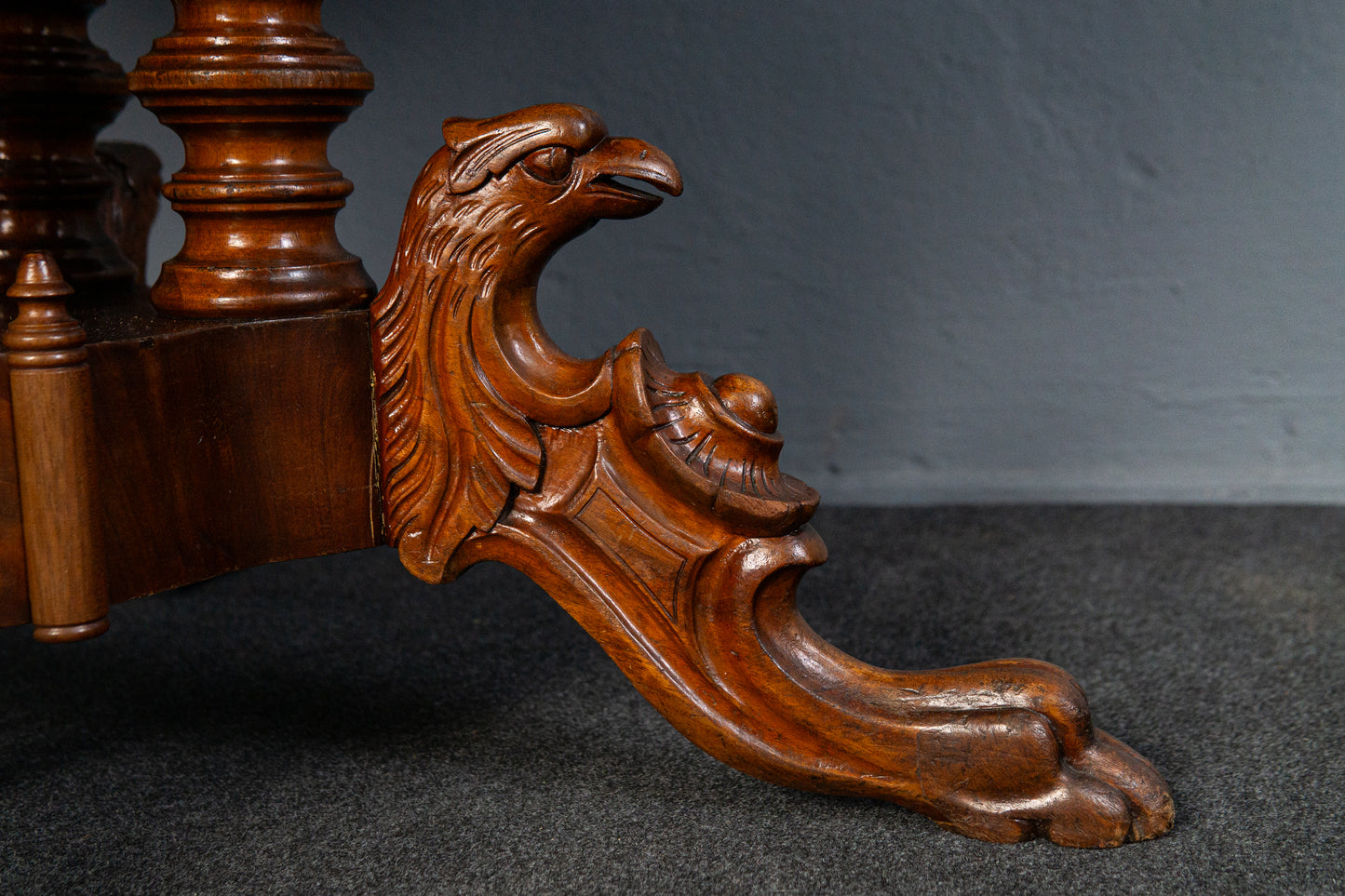 ausziehb. Tisch Antik Stuhl Sofa Vintage Tafel Table Alt MÖBLINGER 2501_2901