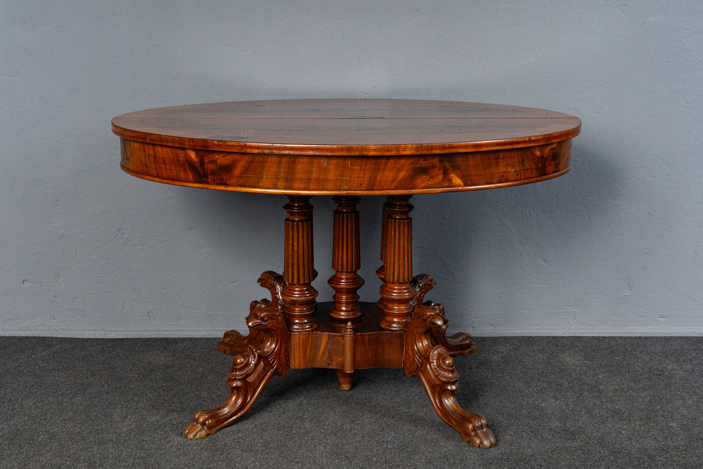 ausziehb. Tisch Antik Stuhl Sofa Vintage Tafel Table Alt MÖBLINGER 2501_2901
