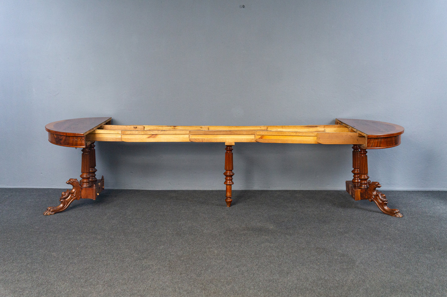 ausziehb. Tisch Antik Stuhl Sofa Vintage Tafel Table Alt MÖBLINGER 2501_2901