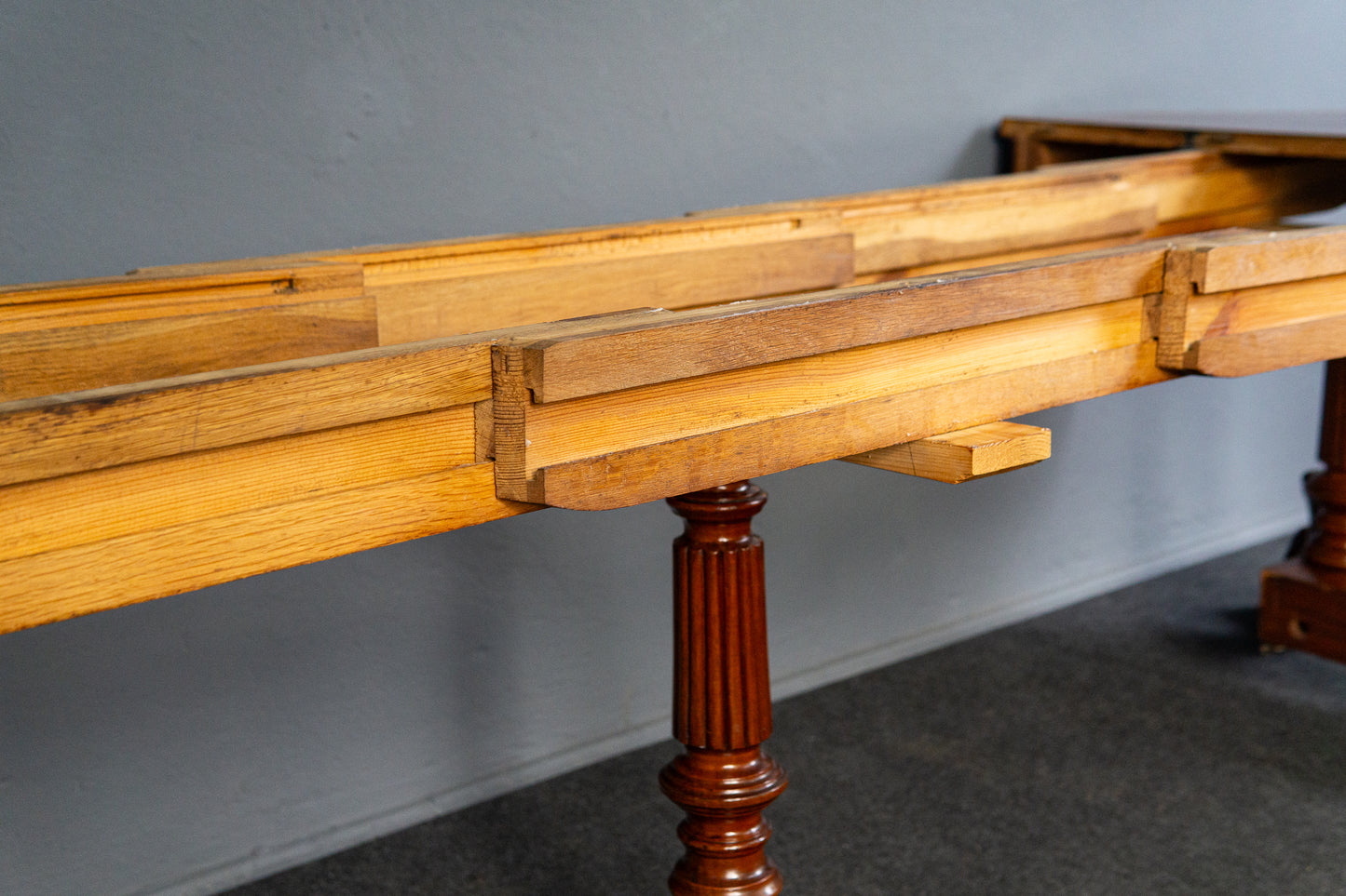 ausziehb. Tisch Antik Stuhl Sofa Vintage Tafel Table Alt MÖBLINGER 2501_2901