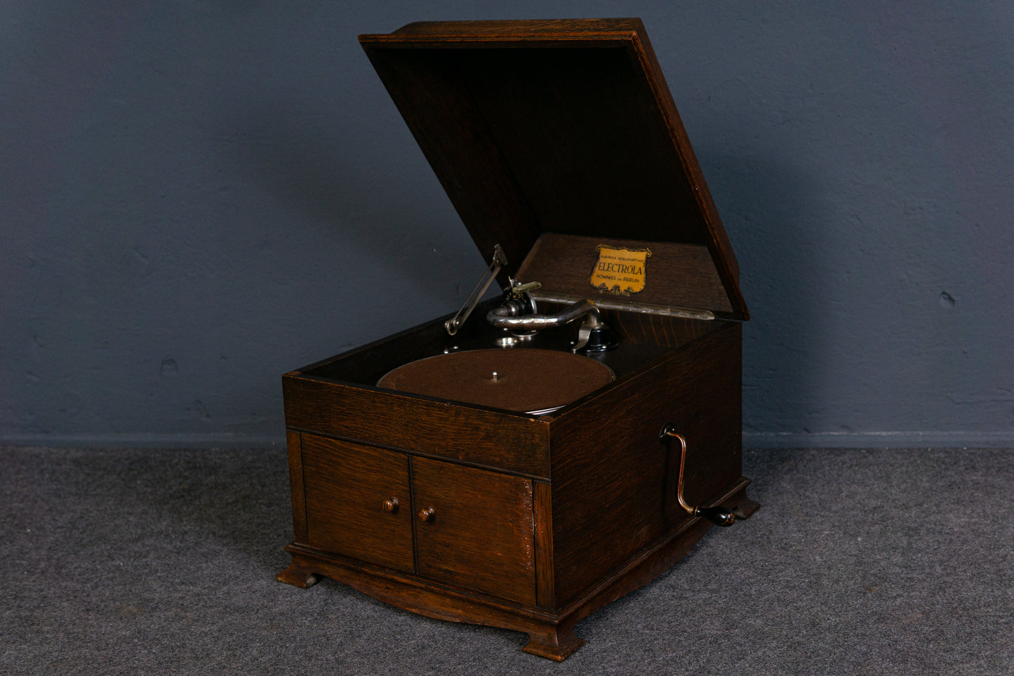 Grammophon Electrola Vintage LP Radio Platte Alt Antik 2308_1001