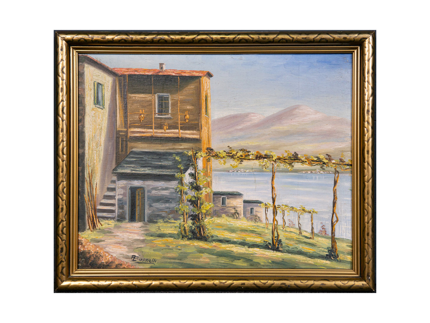 Stillleben Bild Ölgemälde Gemälde Rahmen Art Alt Antik 2308_1003