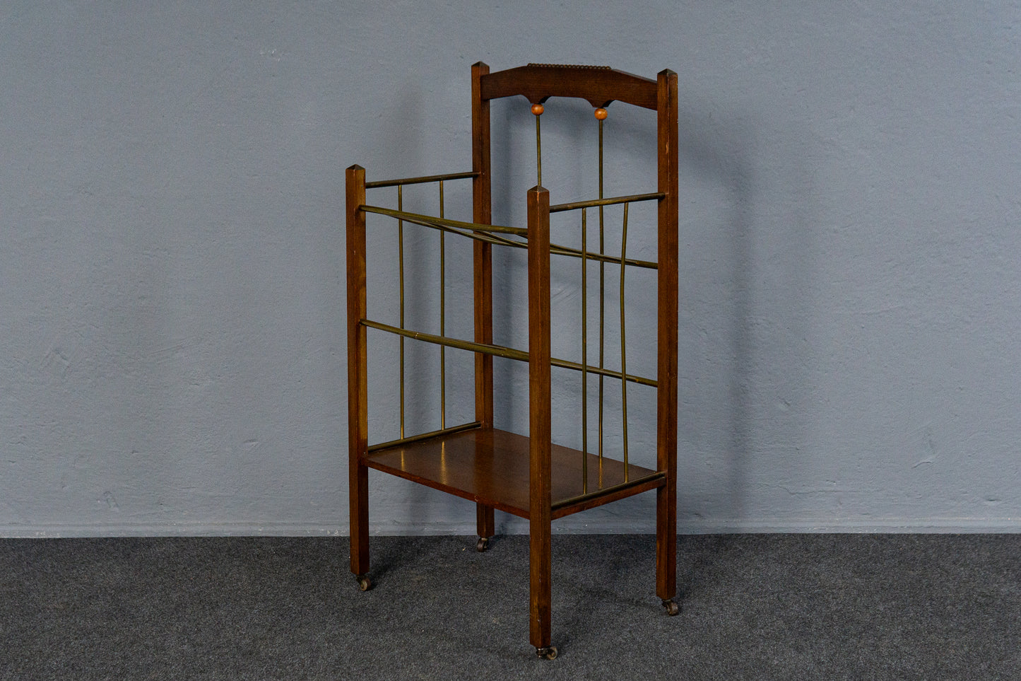 Schlichter Jugendstil Zeitungsständer, Anfang des 20.Jahrhunderts - Ablage Regal Kommode Schrank Alt Antik MÖBLINGER