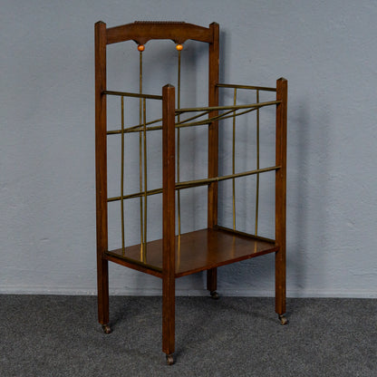 Schlichter Jugendstil Zeitungsständer, Anfang des 20.Jahrhunderts - Ablage Regal Kommode Schrank Alt Antik MÖBLINGER