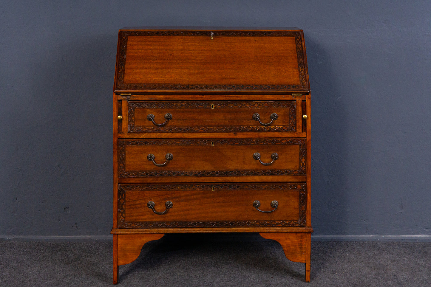 kleiner Sekretär Schreibtisch Kommode Schrank Alt Antik MÖBLINGER 2406_2603