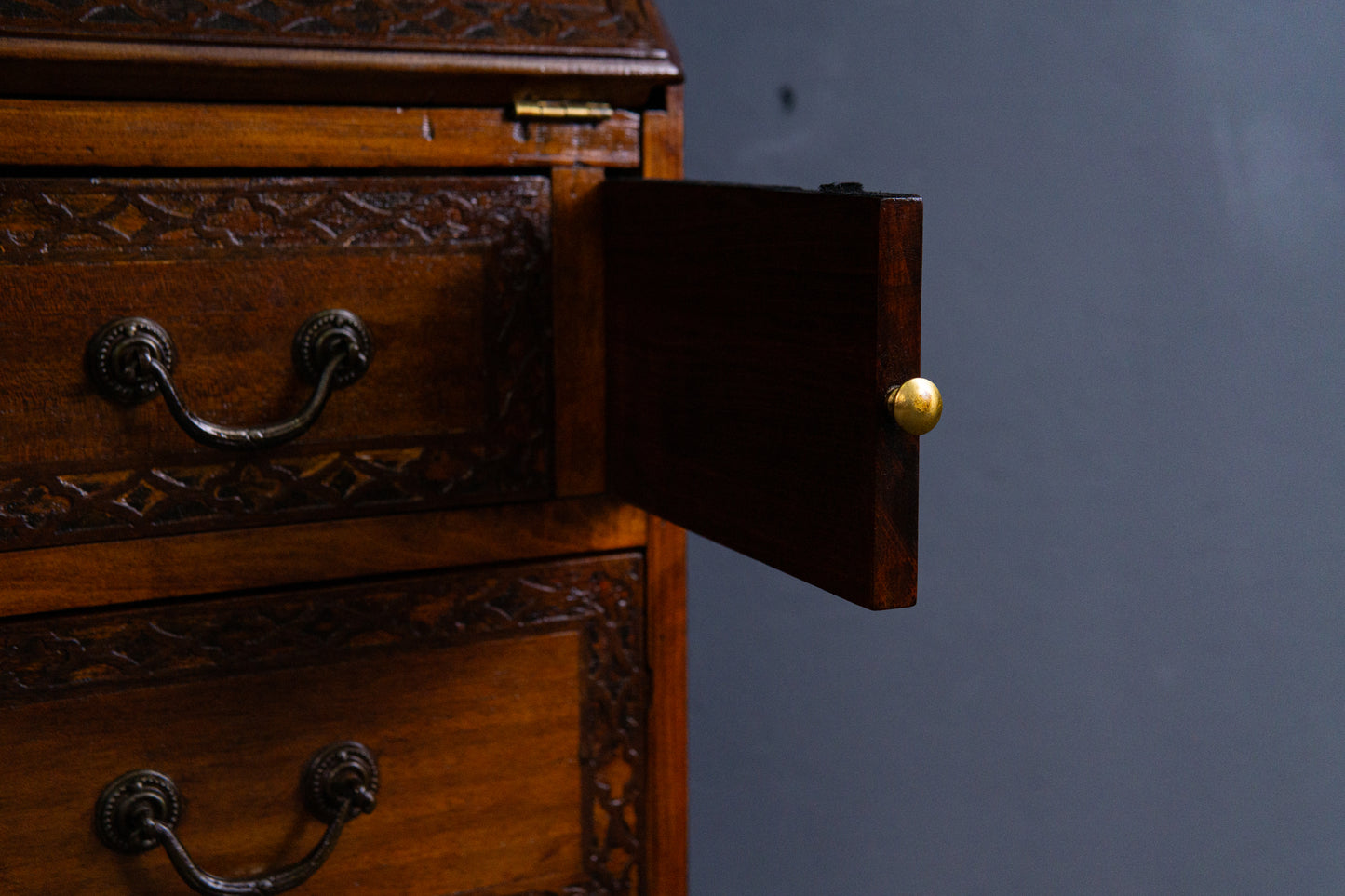 kleiner Sekretär Schreibtisch Kommode Schrank Alt Antik MÖBLINGER 2406_2603