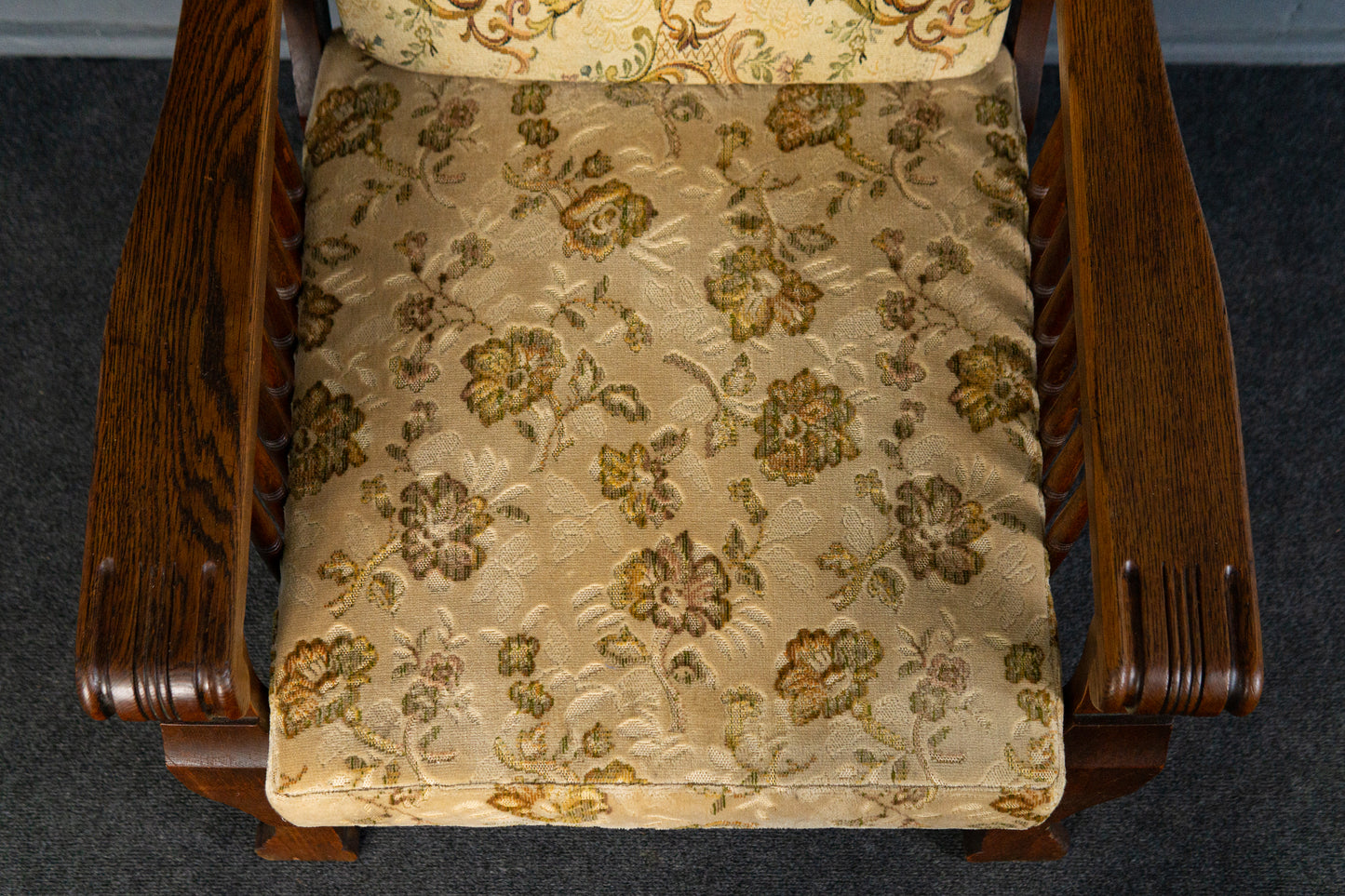 verstellbarer Sessel im typischen Englischen Stil, Anfang des 20.Jahrhunderts - Stuhl Armlehnensessel Chair Alt Antik MÖBLINGER