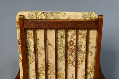 verstellbarer Sessel im typischen Englischen Stil, Anfang des 20.Jahrhunderts - Stuhl Armlehnensessel Chair Alt Antik MÖBLINGER