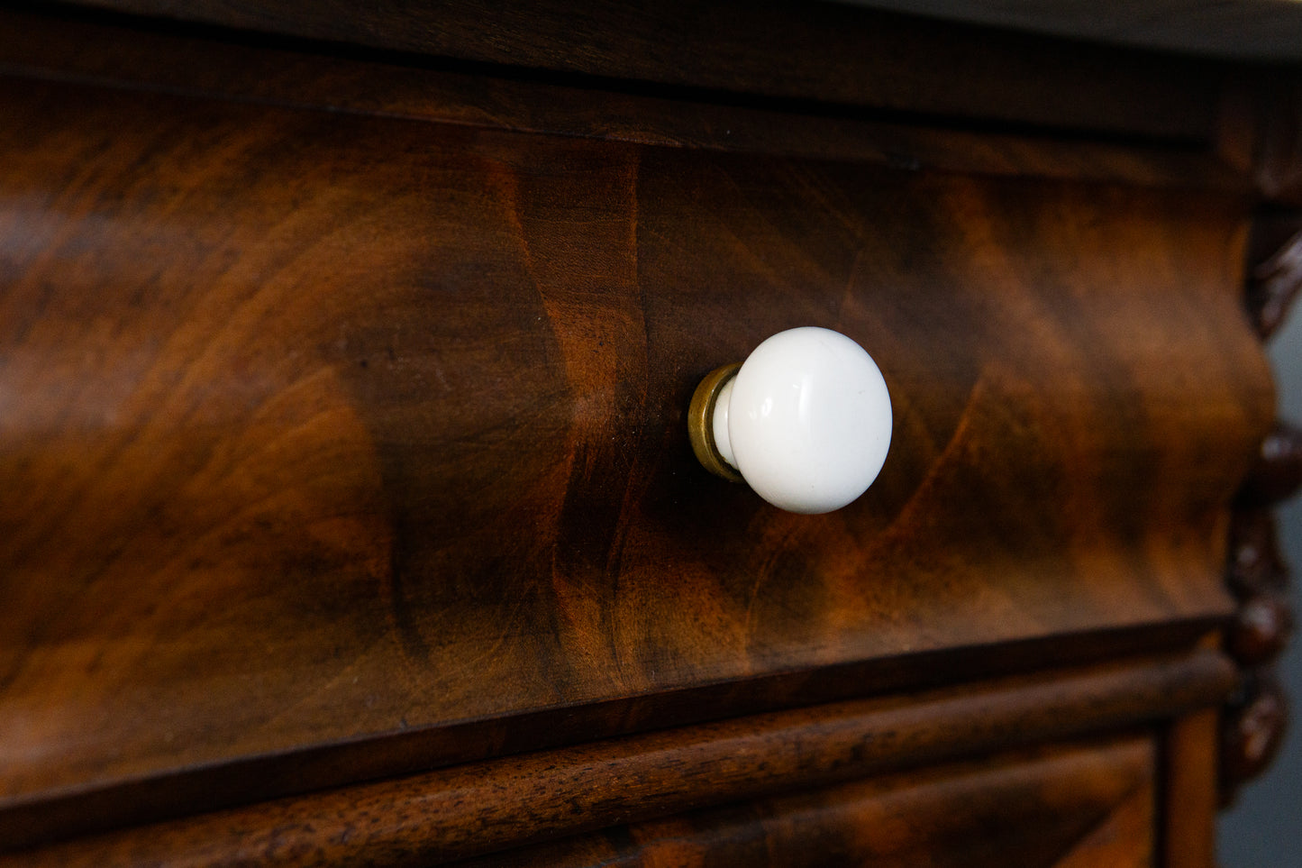 Schöner Louis Philippe Nachtschrank, Mitte des 19.Jahrhunderts - Nachttisch Kommode Regal Schrank Alt Antik MÖBLINGER