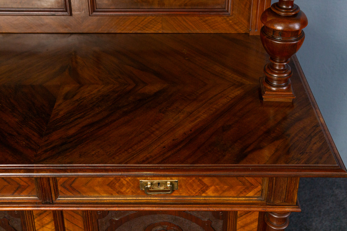 Gründerzeit Antik Buffet Anrichte Schrank Regal Kommode MÖBLINGER 2501_3007