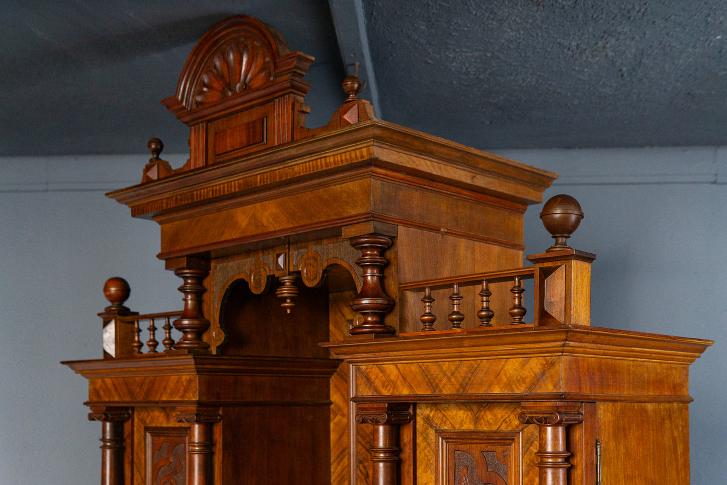 Gründerzeit Antik Buffet Anrichte Schrank Regal Kommode MÖBLINGER 2501_3007