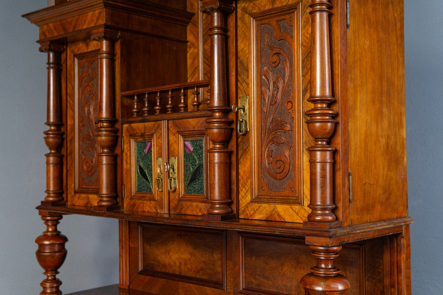 Gründerzeit Antik Buffet Anrichte Schrank Regal Kommode MÖBLINGER 2501_3007