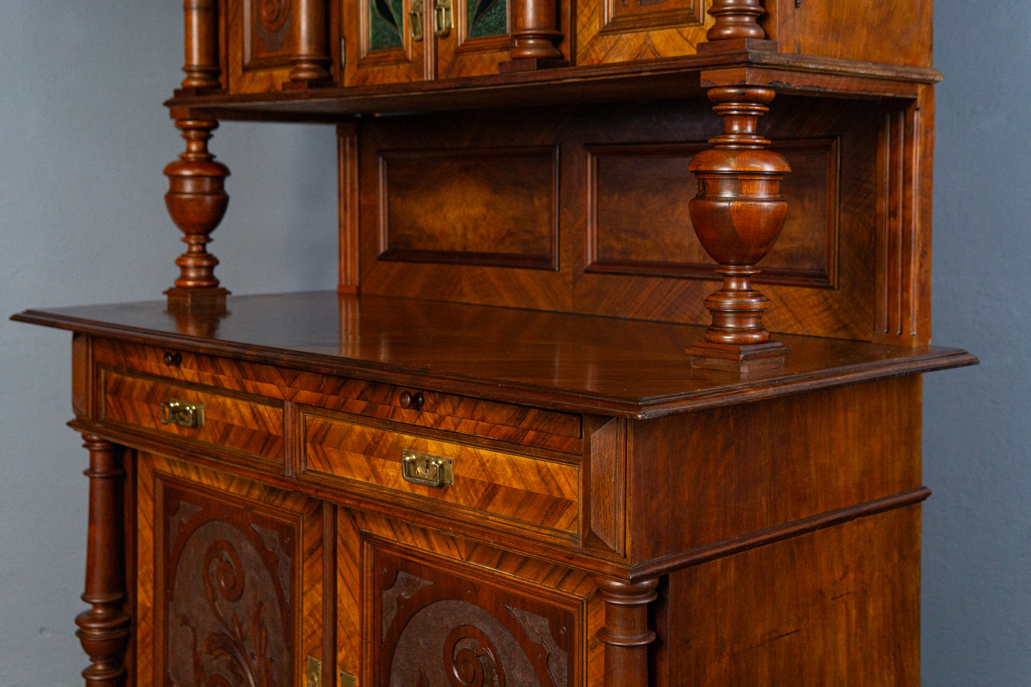 Gründerzeit Antik Buffet Anrichte Schrank Regal Kommode MÖBLINGER 2501_3007
