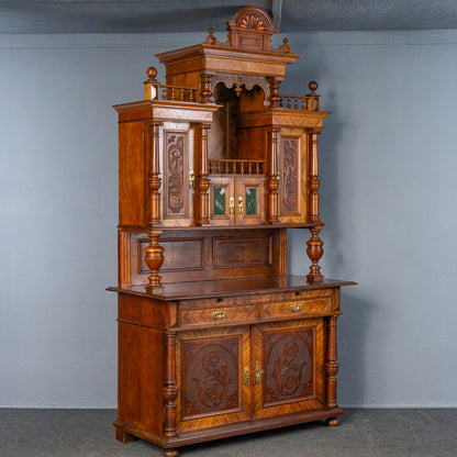 Gründerzeit Antik Buffet Anrichte Schrank Regal Kommode MÖBLINGER 2501_3007