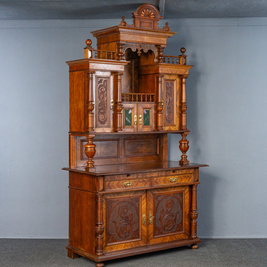 Gründerzeit Antik Buffet Anrichte Schrank Regal Kommode MÖBLINGER 2501_3007