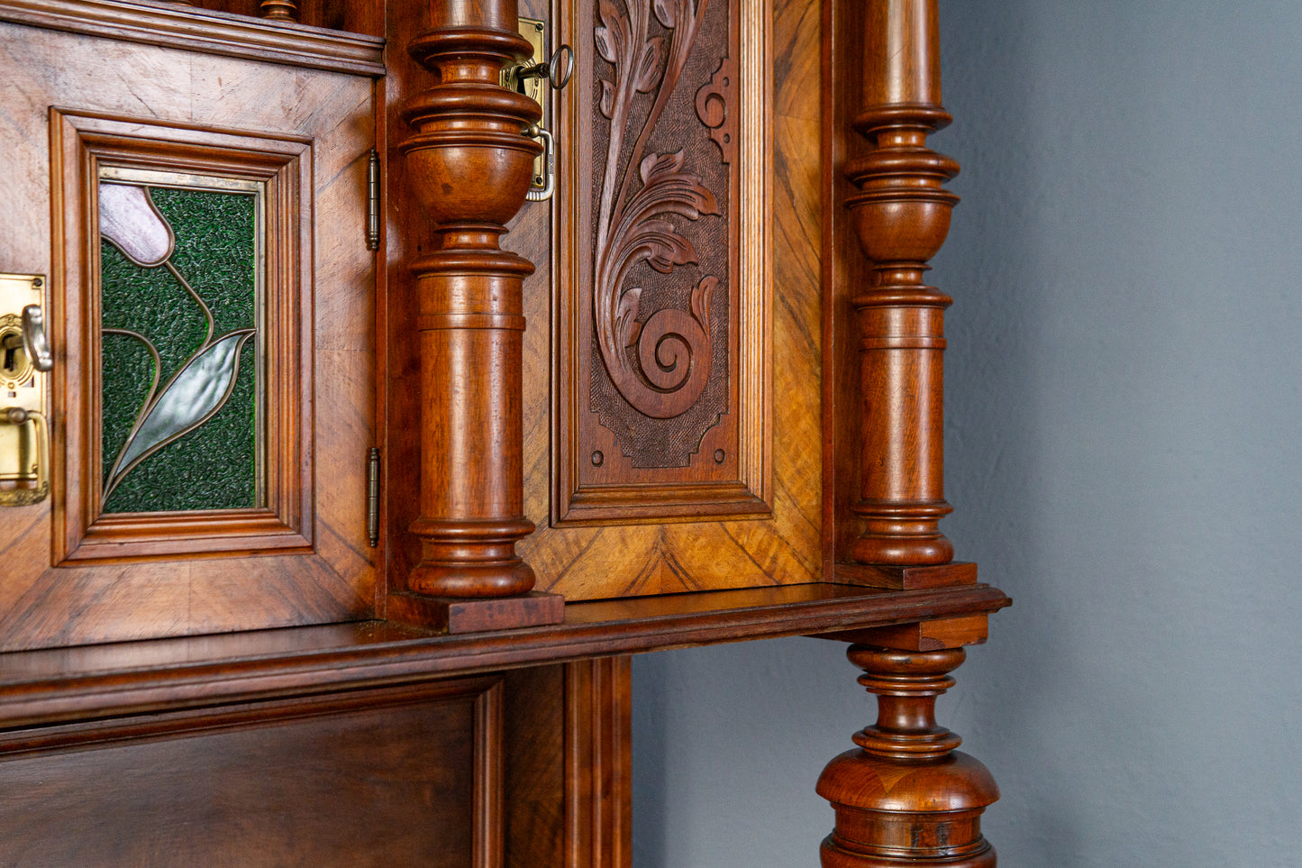Gründerzeit Antik Buffet Anrichte Schrank Regal Kommode MÖBLINGER 2501_3007