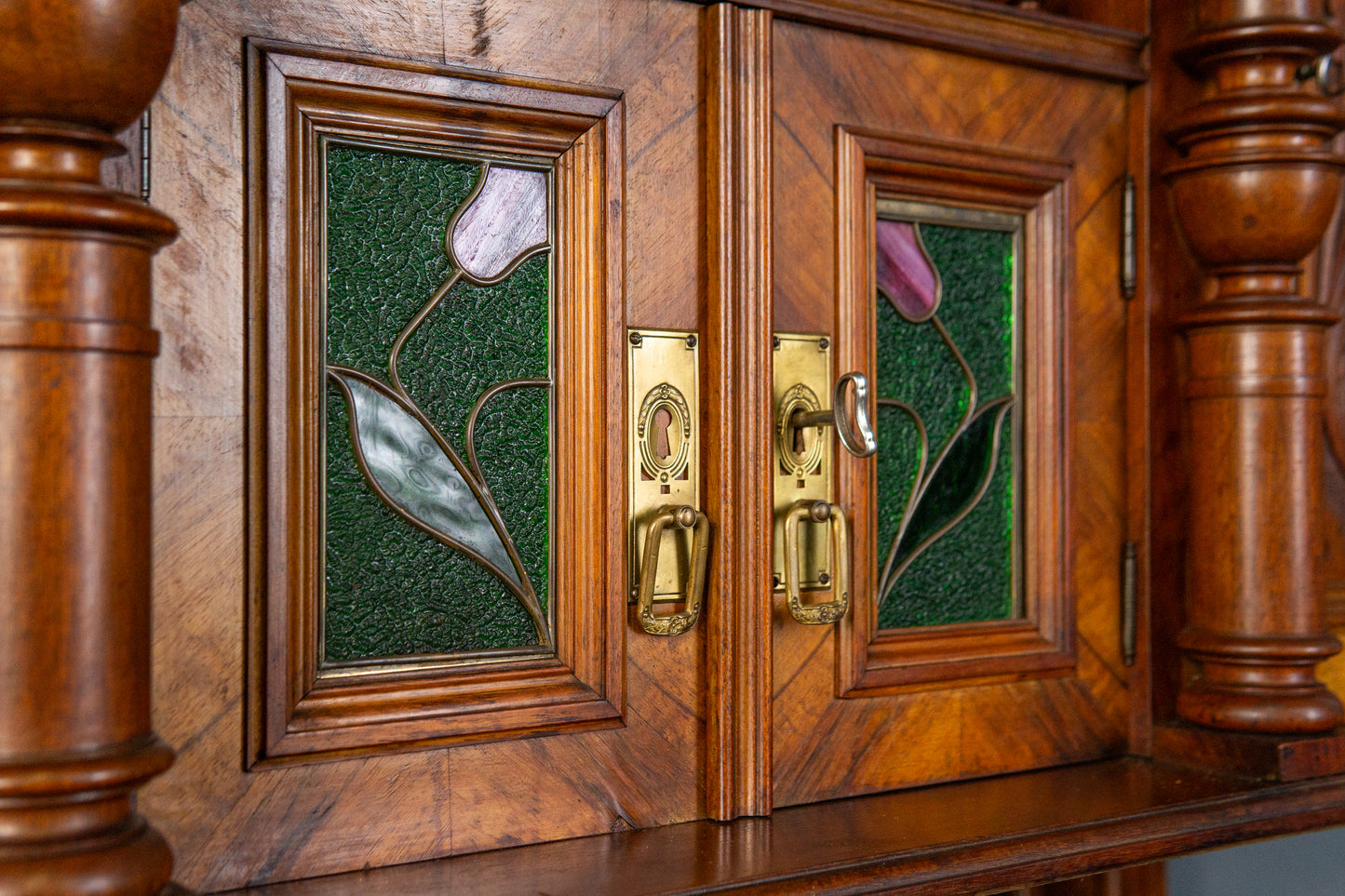 Gründerzeit Antik Buffet Anrichte Schrank Regal Kommode MÖBLINGER 2501_3007