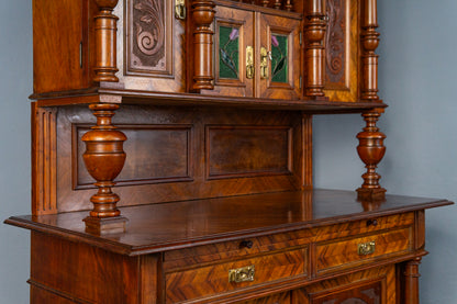 Gründerzeit Antik Buffet Anrichte Schrank Regal Kommode MÖBLINGER 2501_3007