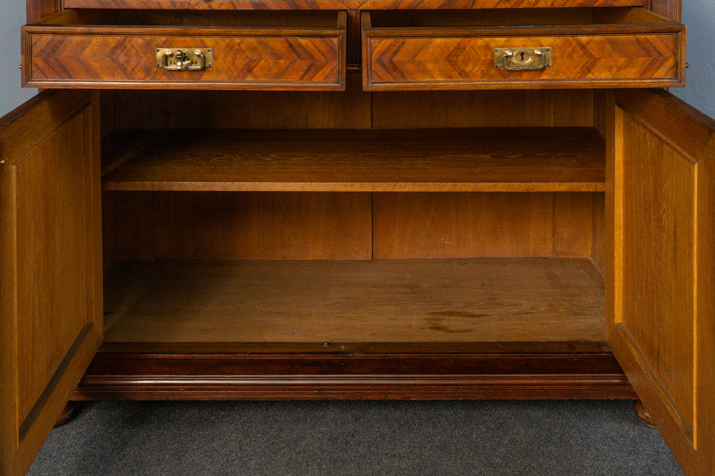 Gründerzeit Antik Buffet Anrichte Schrank Regal Kommode MÖBLINGER 2501_3007