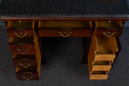 Schreibtisch Desk Tisch Schrank Kommode Regal Alt Antik MÖBLINGER 2407_0102