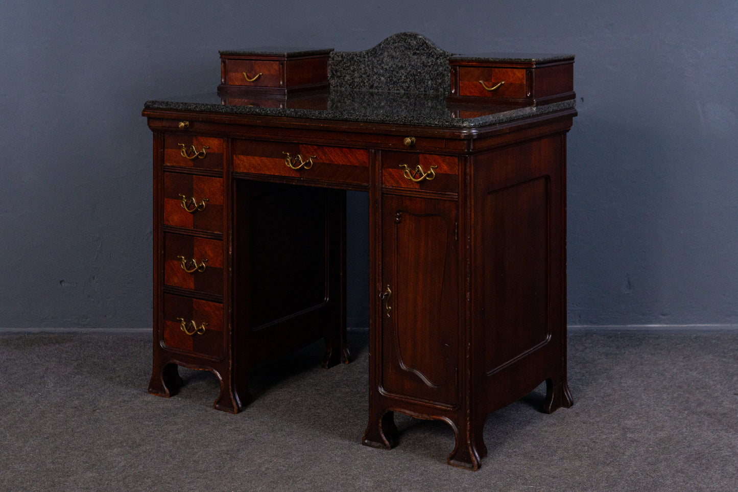 Schreibtisch Desk Tisch Schrank Kommode Regal Alt Antik MÖBLINGER 2407_0102