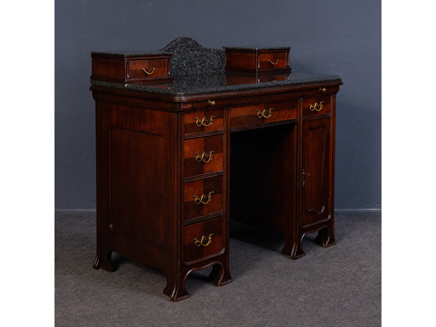 Schreibtisch Desk Tisch Schrank Kommode Regal Alt Antik MÖBLINGER 2407_0102