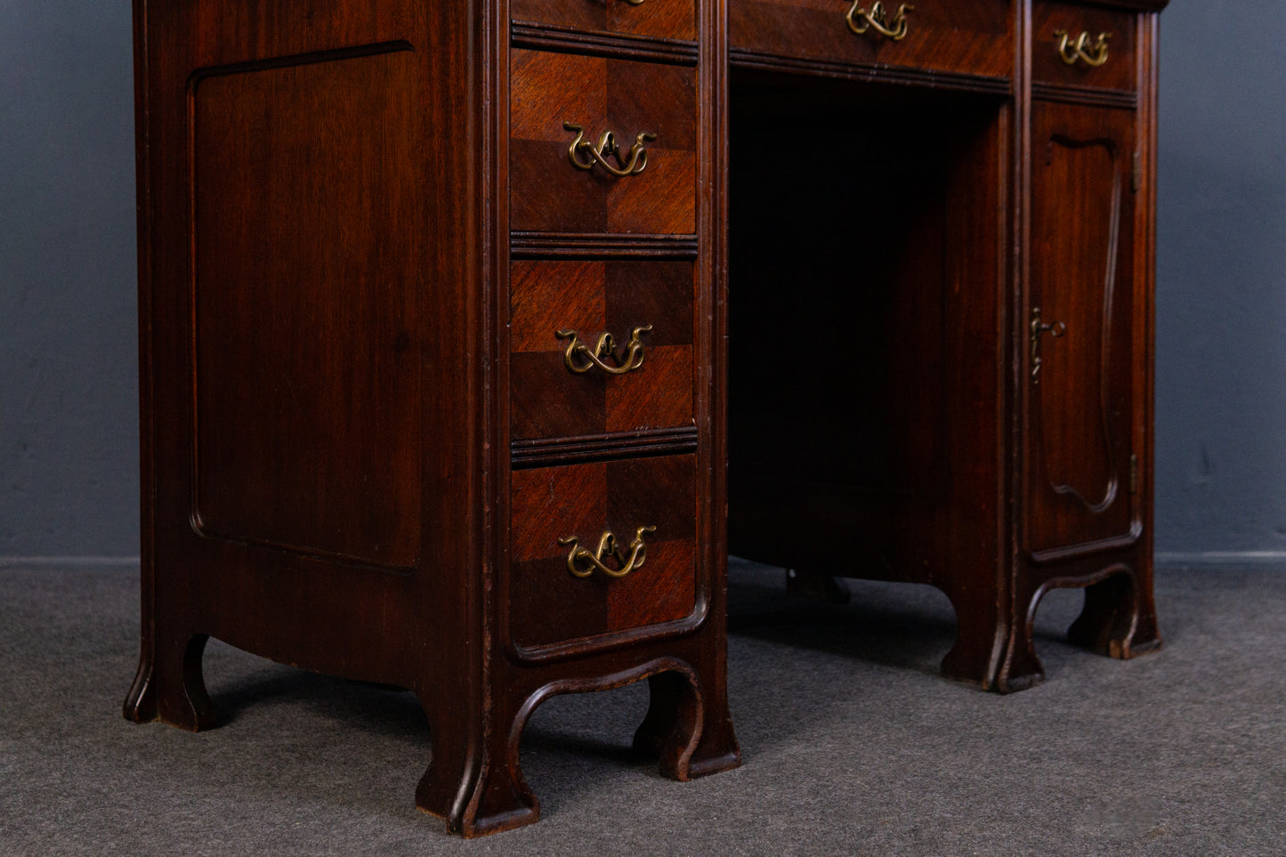 Schreibtisch Desk Tisch Schrank Kommode Regal Alt Antik MÖBLINGER 2407_0102