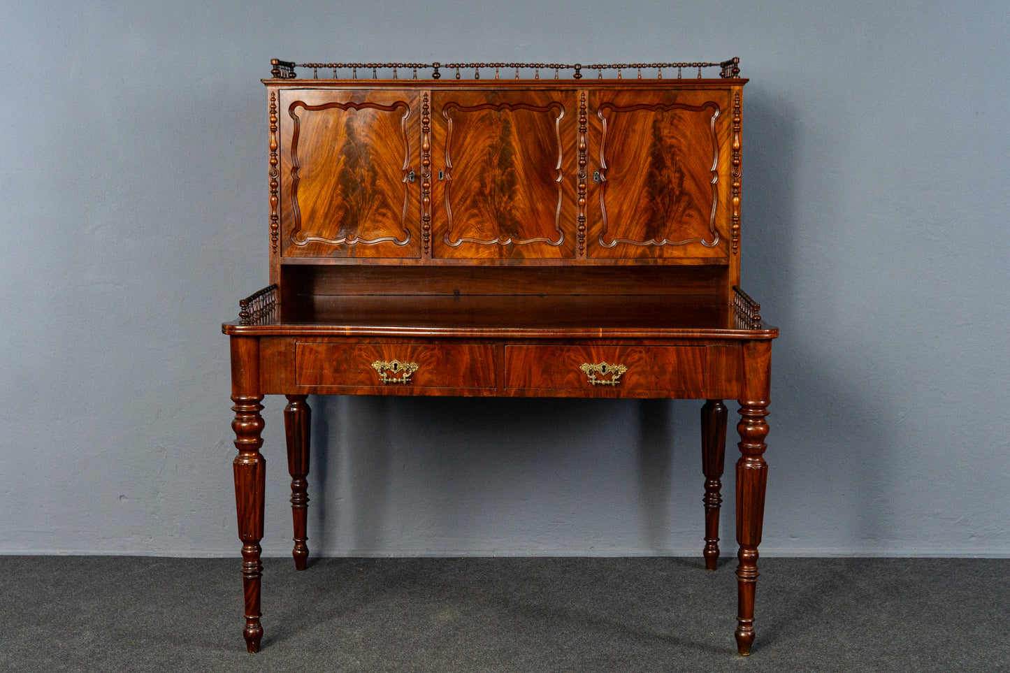 Sekretär Schreibtisch Desk Büro Kommode Antik Vintage MÖBLINGER 2502_0302