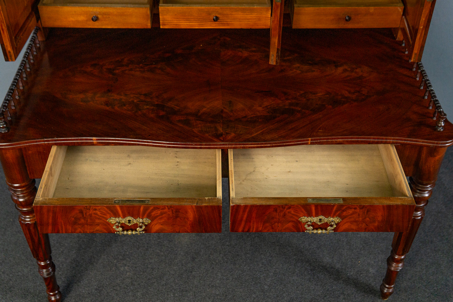 Sekretär Schreibtisch Desk Büro Kommode Antik Vintage MÖBLINGER 2502_0302