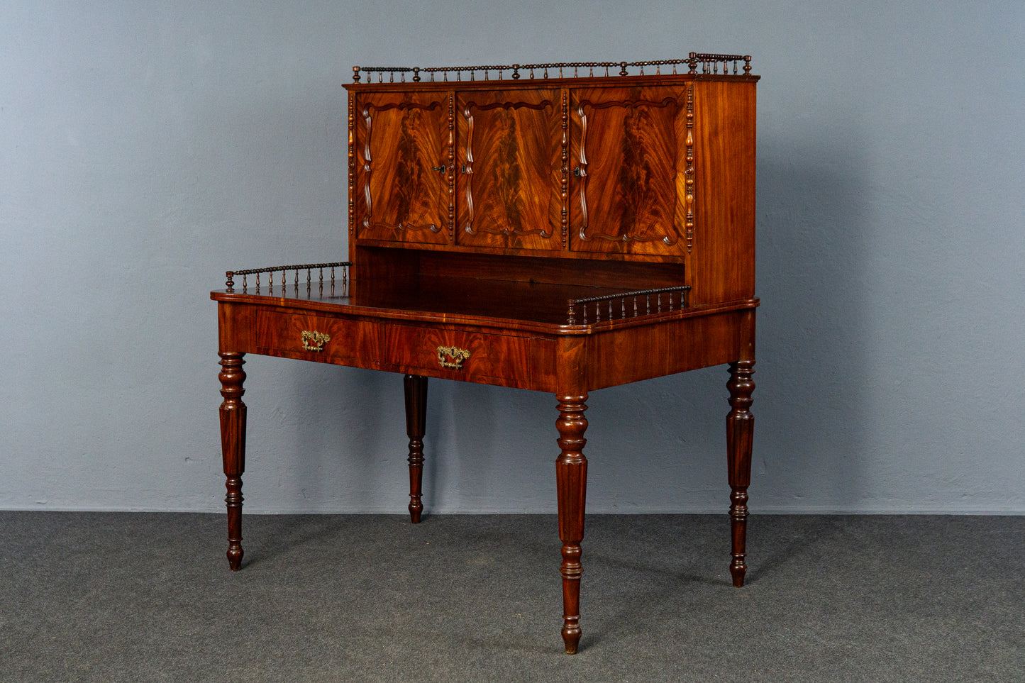 Sekretär Schreibtisch Desk Büro Kommode Antik Vintage MÖBLINGER 2502_0302