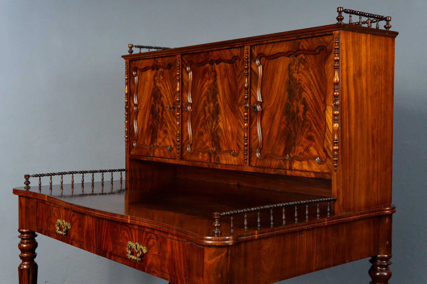 Sekretär Schreibtisch Desk Büro Kommode Antik Vintage MÖBLINGER 2502_0302