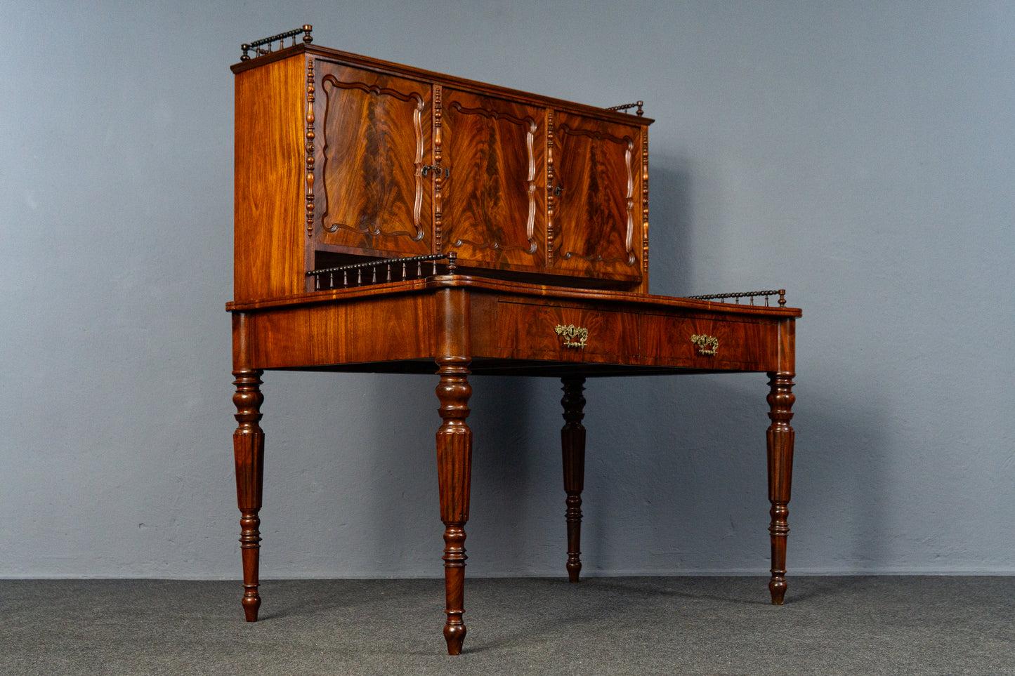Sekretär Schreibtisch Desk Büro Kommode Antik Vintage MÖBLINGER 2502_0302