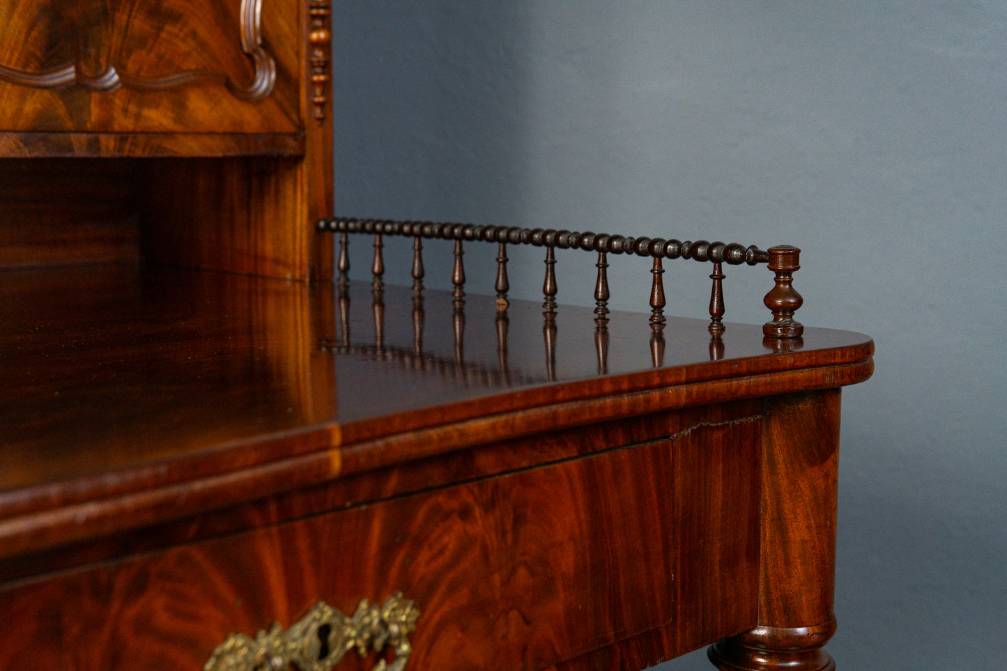 Sekretär Schreibtisch Desk Büro Kommode Antik Vintage MÖBLINGER 2502_0302