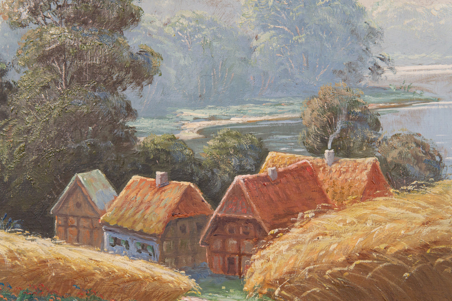 Bild Brandenburg Landschaft Kunst Ölgemälde Gemälde Alt 2308_1703