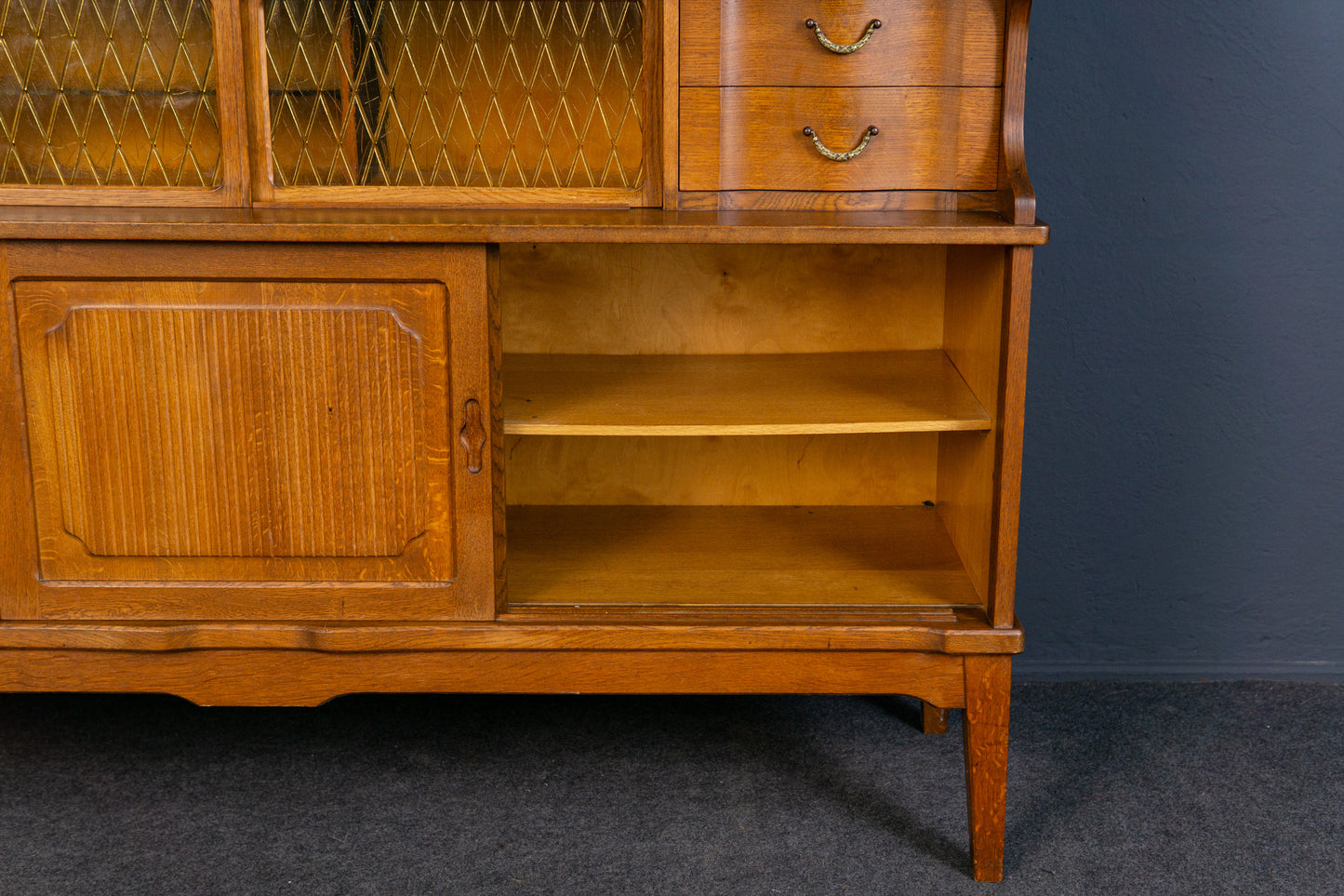 Vintage Sideboard Highboard Regal Schrank Kommode Eiche 2308_1704