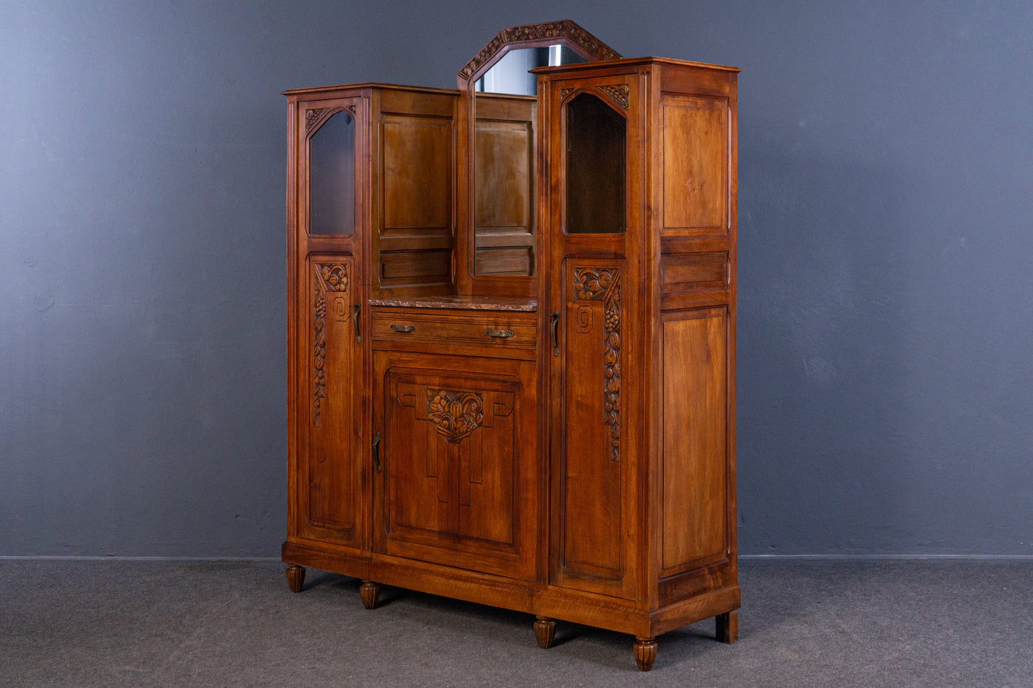 Anrichte Buffet Schrank Kommode Regal Vitrine Alt Antik MÖBLINGER 2407_0404