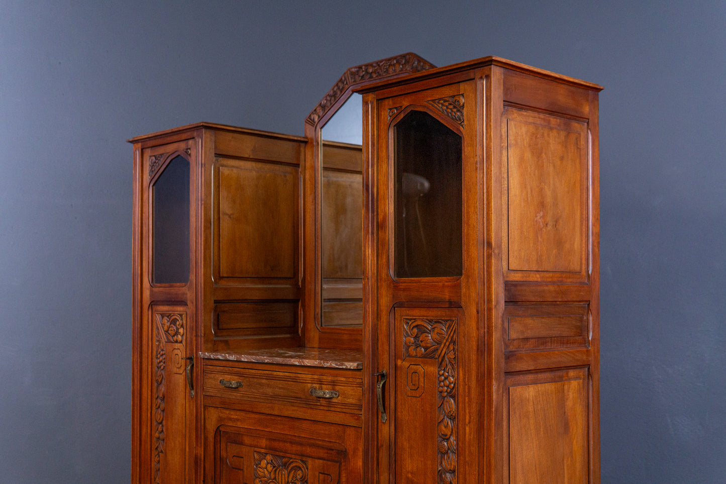 Anrichte Buffet Schrank Kommode Regal Vitrine Alt Antik MÖBLINGER 2407_0404
